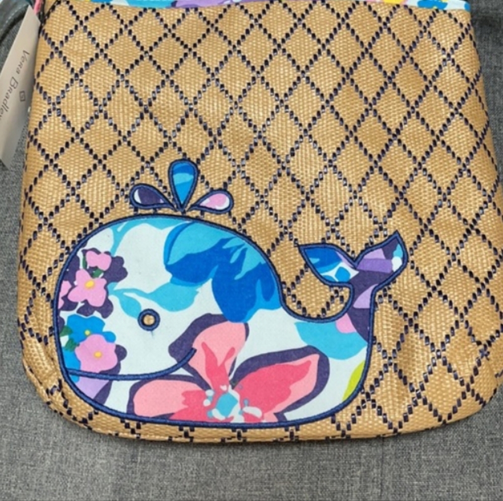 VERA BRADLEY Marian Floral Whale Crossbody Bag - Picture 2 of 4